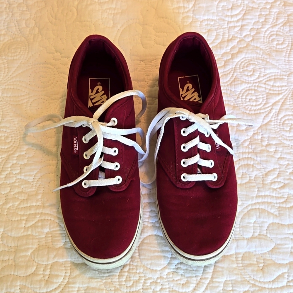 Maroon Vans